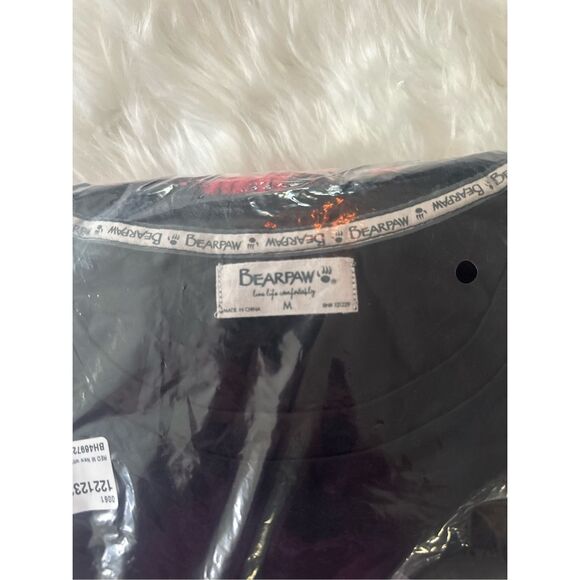 BEARPAW 2 PIECE medium plaid holiday Christmas PAJAMA plaid SLEEPWEAR SET - Picture 7 of 9